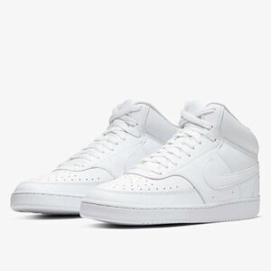 Nike Court Vision Mid Top Leather Sneaker